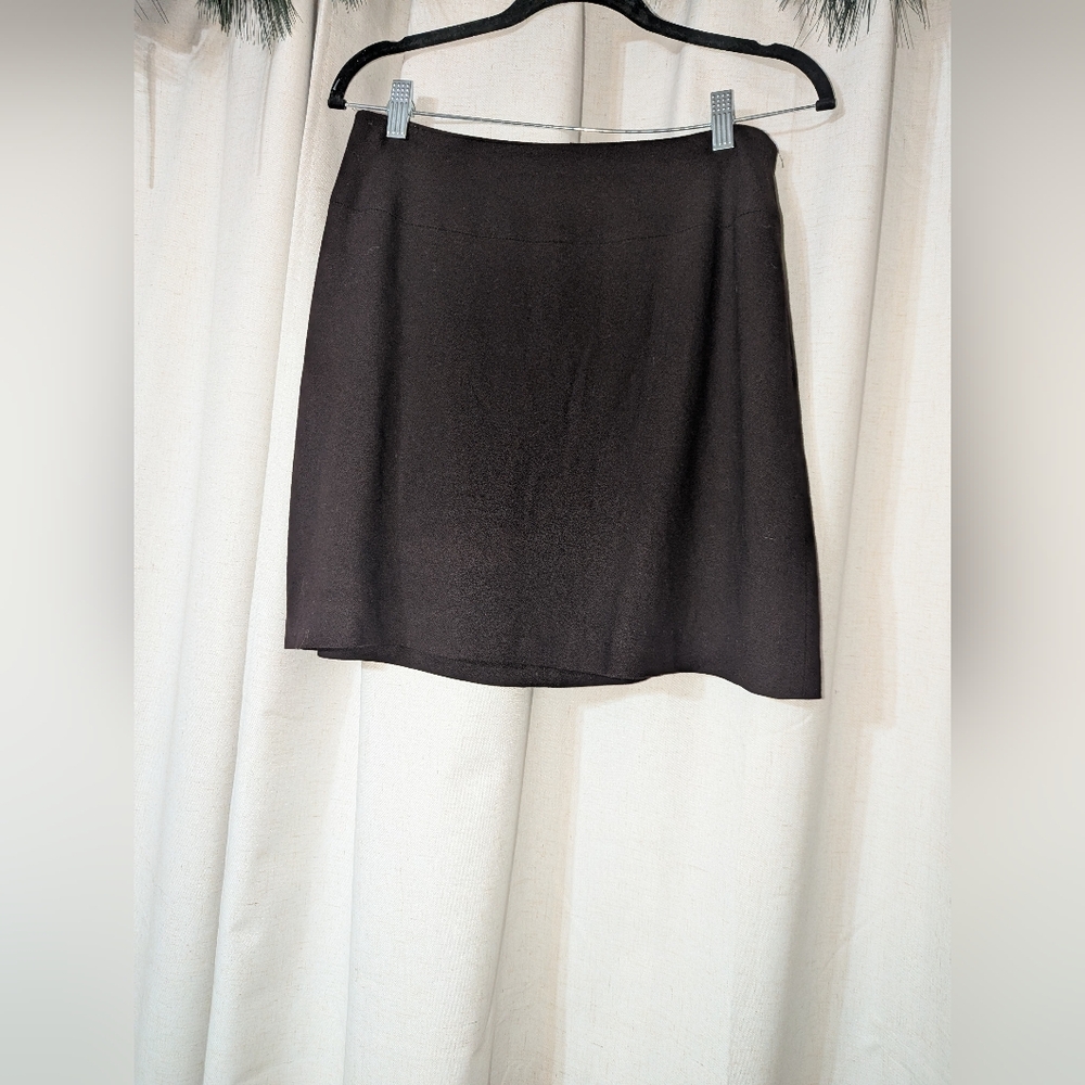 Vintage Chocolate Brown Vintage Express 7/8 Skirt Wool Blend